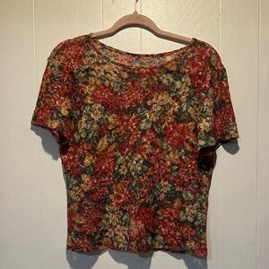 Shear lace top‎ size l/xl